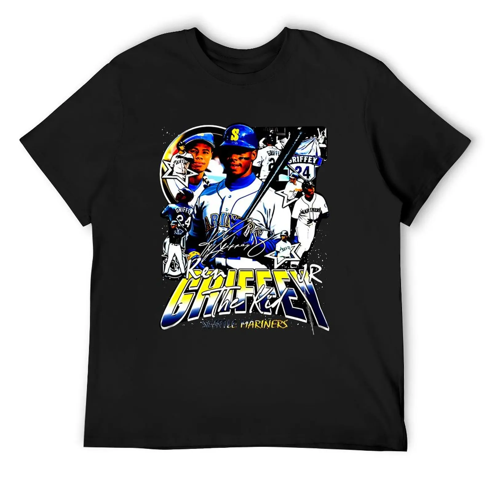 

Vintage 90s Graphic Style Ken Griffey Jr T-Shirt quick-drying man t shirt quick drying korean fashion men t shirts