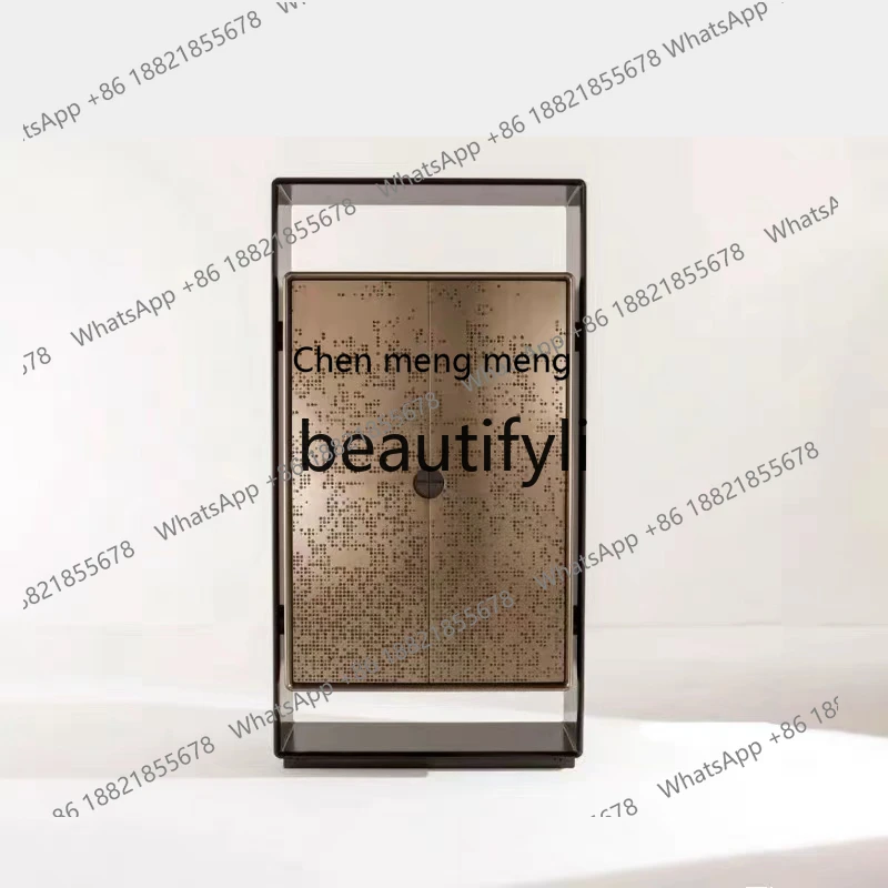 

Wine cabinet Italian minimalist suspension Nordic light luxury high cabinet decorative cabinet