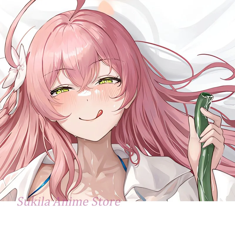 

Наволочка для подушки-дакимакуры с аниме-персонажем Ханако из Blue Archive, двусторонняя печать, в натуральную величину