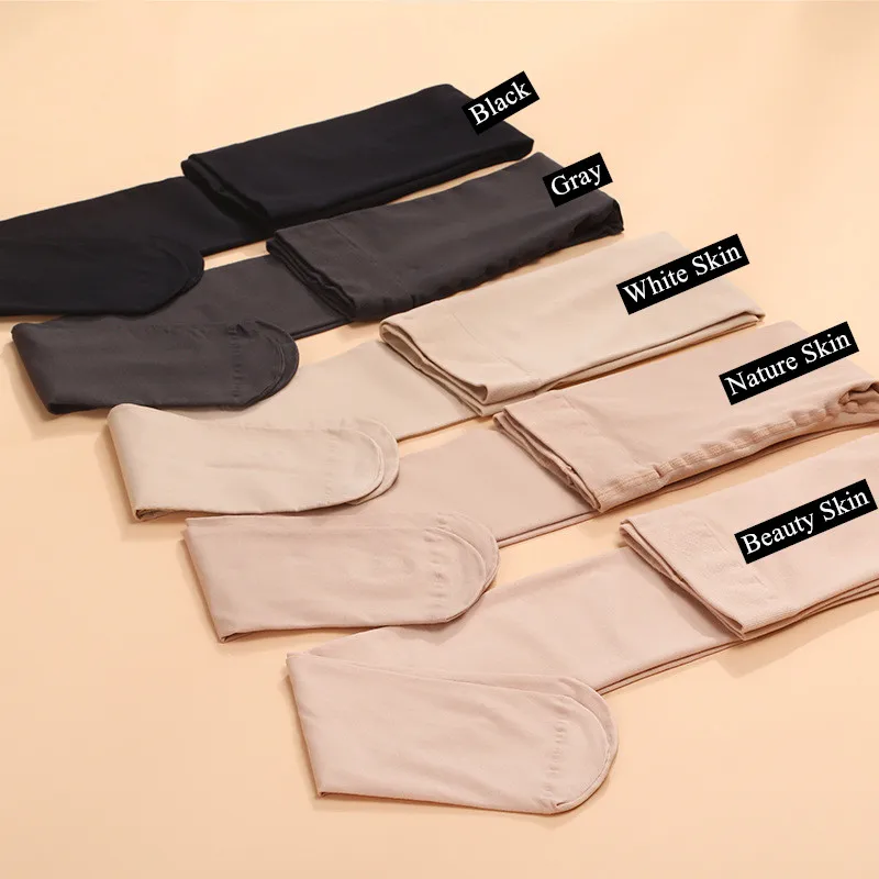 DOIAESKV-جوارب طويلة مخملية ضيقة عالية الخصر للنساء ، جوارب طويلة مطاطية دافئة للإناث ، نحيفة ومطاطية ، مقاس كبير ، 120 د ، الخريف والشتاء #5