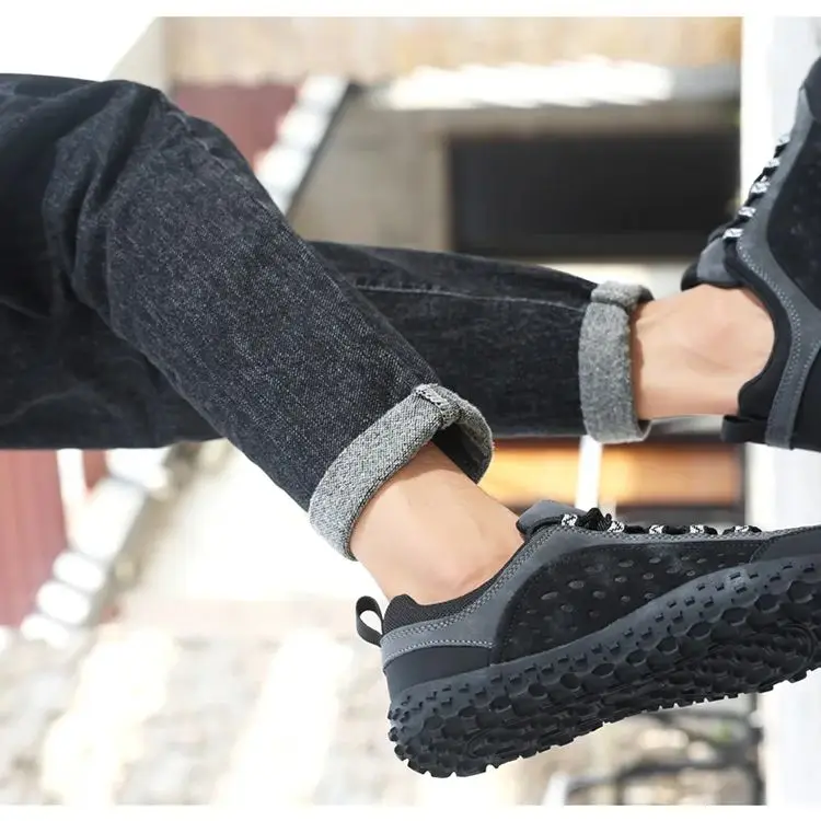 

2025 new professional outdoor hiking shoes men's casual outdoor breathable wear-resistant hiking shoes walking shoes very good