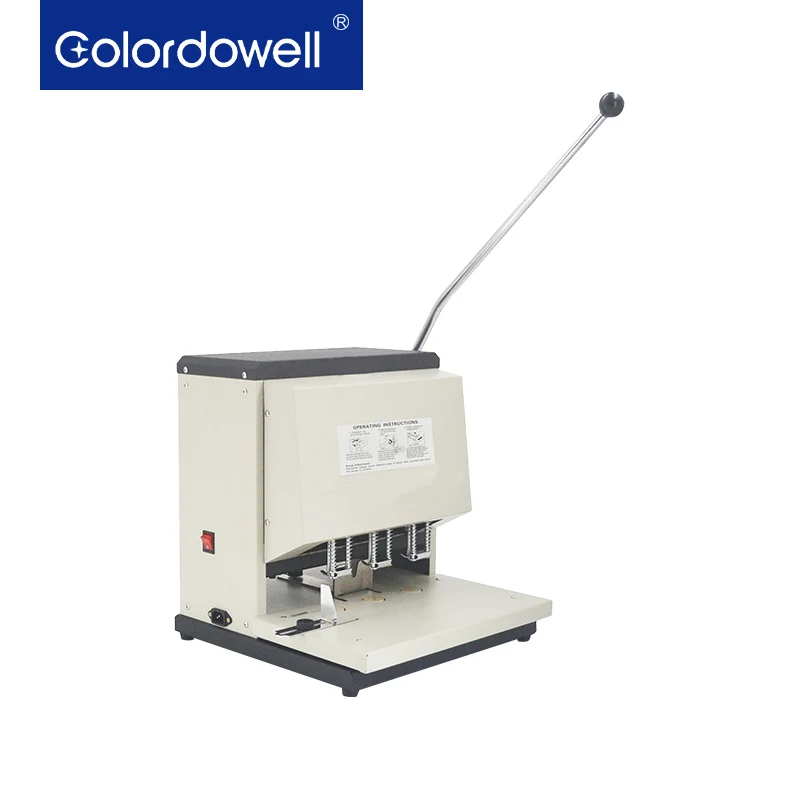 DCK8083 Manual & Electric 3-Spindle Paper Drill Efficient Paper Punching Machine for Processing