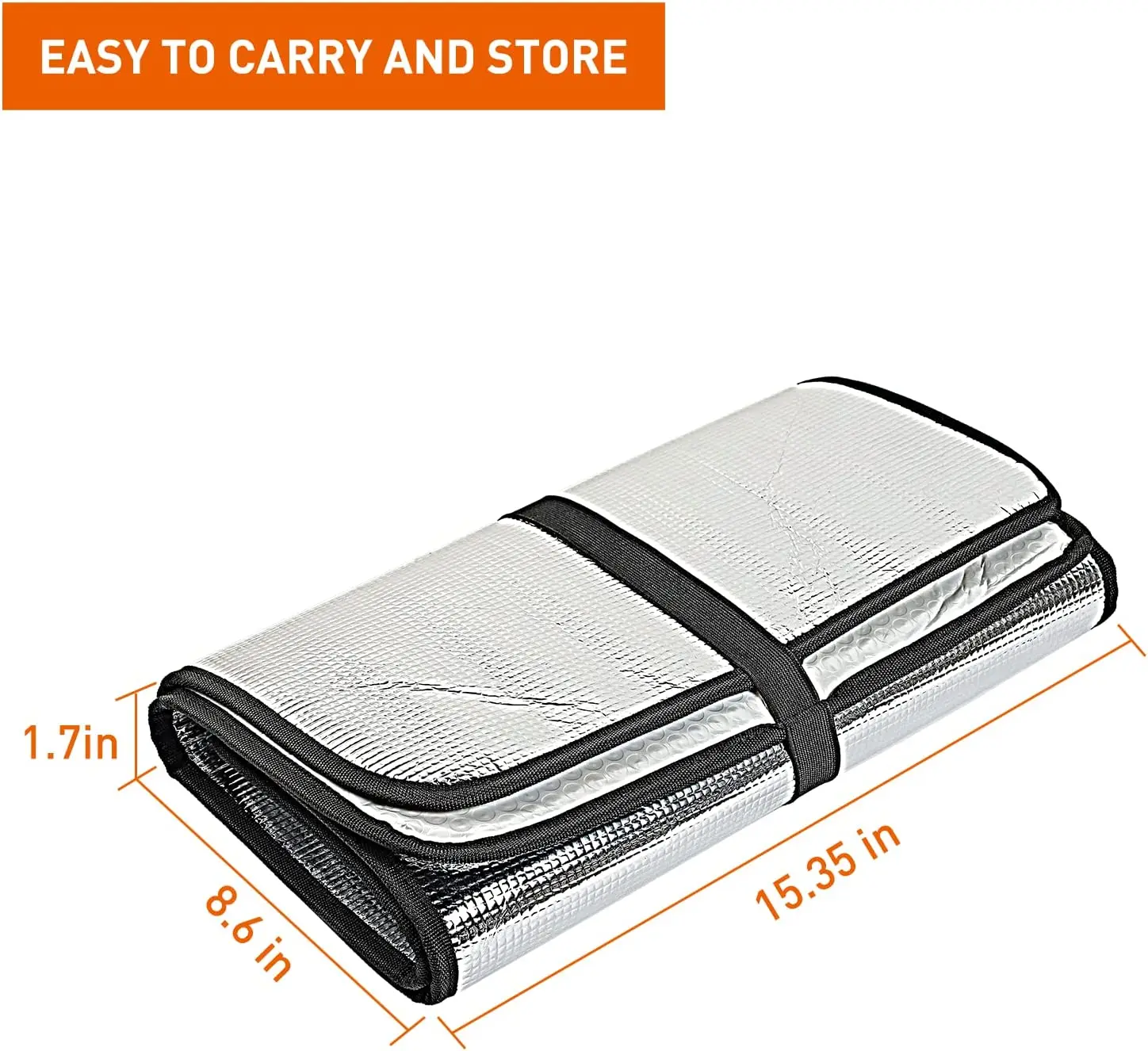 Windshield Sun Shade For Jeep Wrangler TJ JK JKU 1997-2018  Sunshades Heat Shield Aluminum Foil Triple Laminate Structure