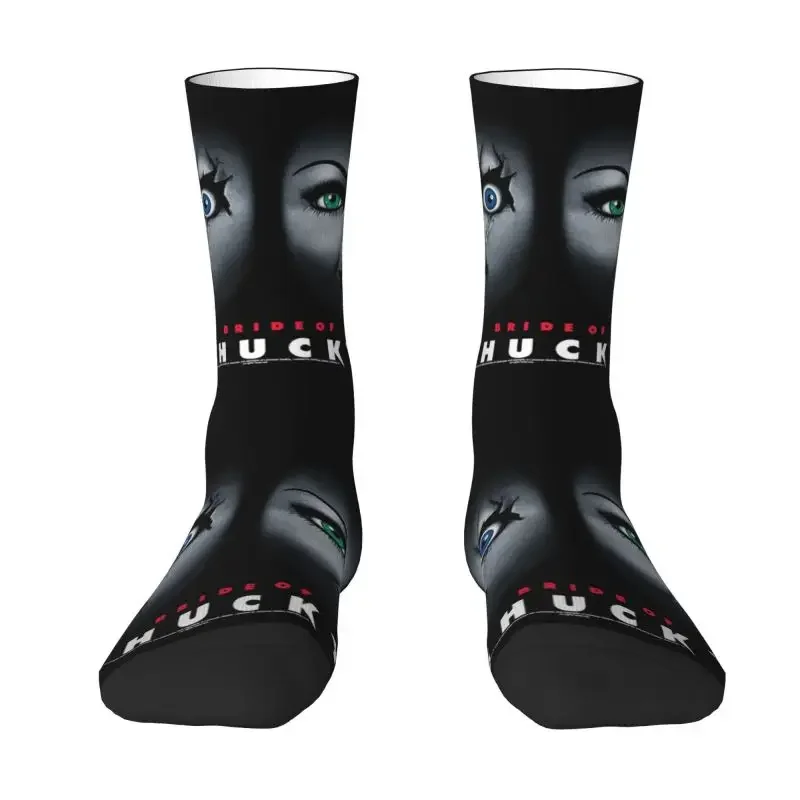 

Bride Of Chucky Movie Dress Socks Men's Women's Warm Funny Novelty Child's Play Crew Socks