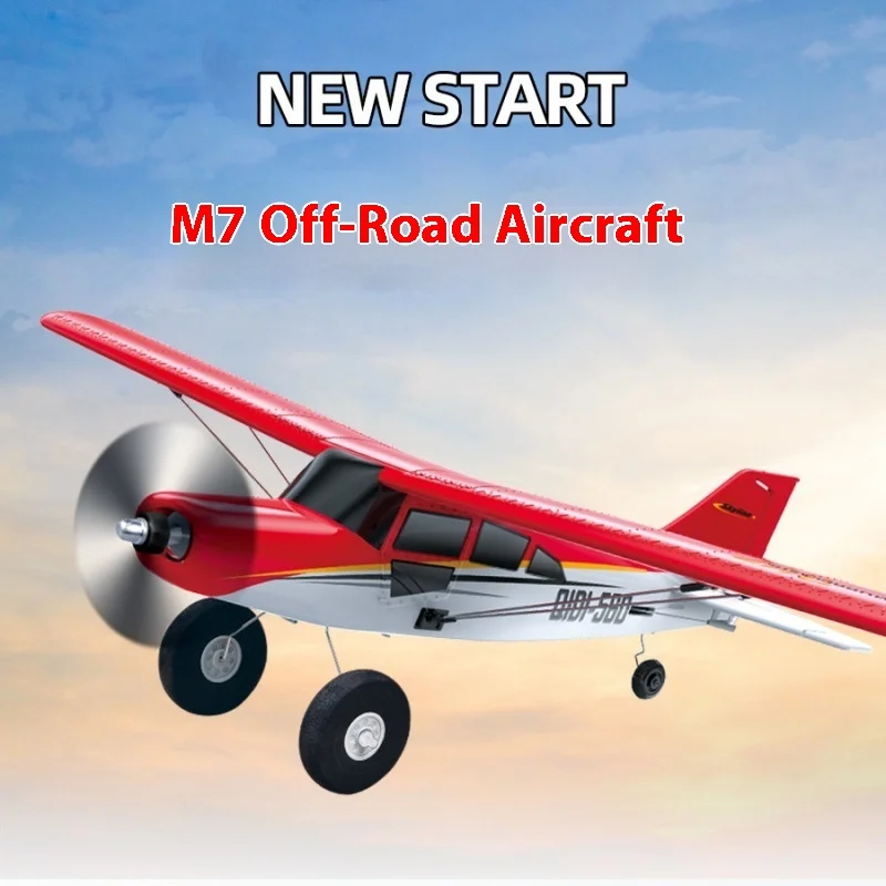 

Qidi560 M7 Rc Plane Off-Road 4ch Remote Control Airplane With 500mm Wingspan Fixed Wing Aircraft Model Toys For Children