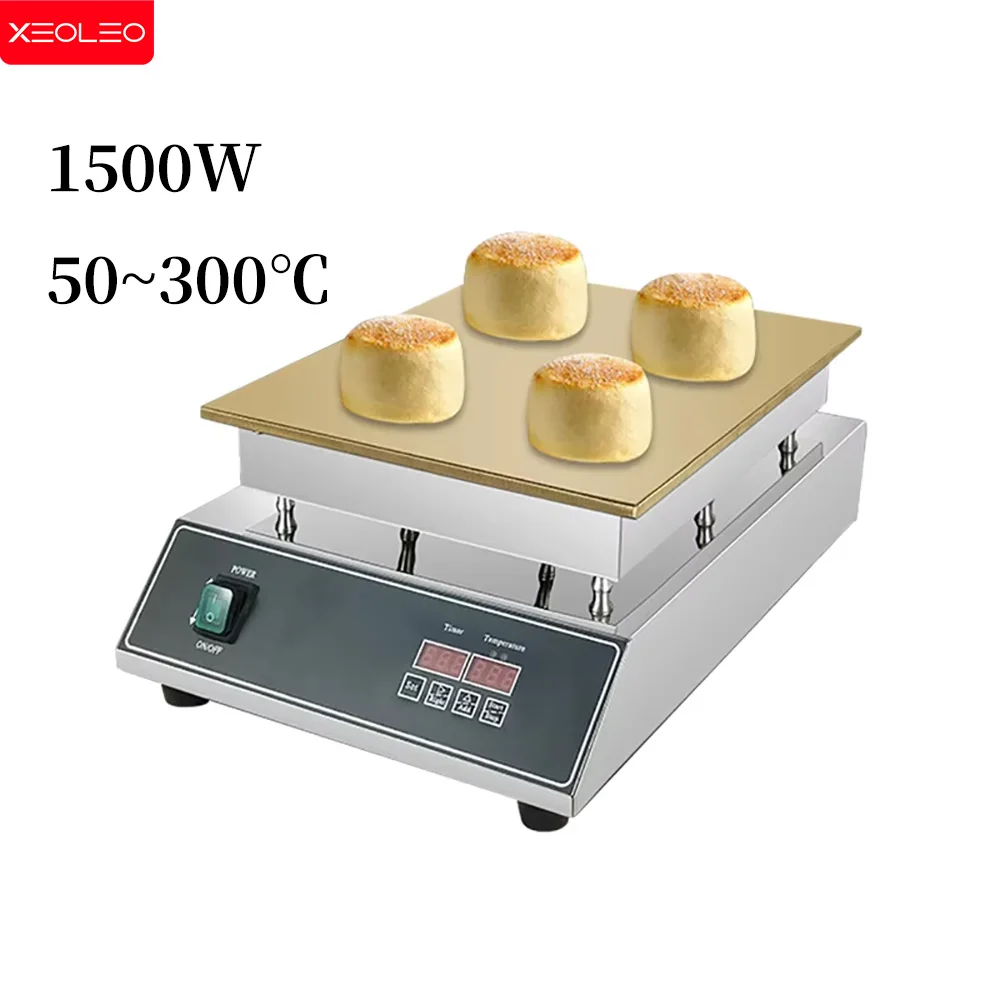 XEOLEO 1500 W Kommerzielle Single-Head-Souffle-Maker-Maschine, flauschige Pfannkuchen-Maker-Maschine, flauschiger japanischer Soufflé-Pfannkuchen