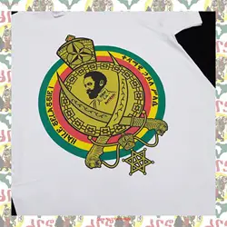Ethiopian Jah Army drs 5 6oz T Shirt Roots Reggae Dub Haile Selassie Africa Ethiopia Jamaica long or short sleeves