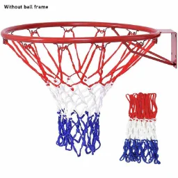 Sports&Outdoors Standard Basketball Net Nylon Hoop Goal Standard Rim For basketball stands