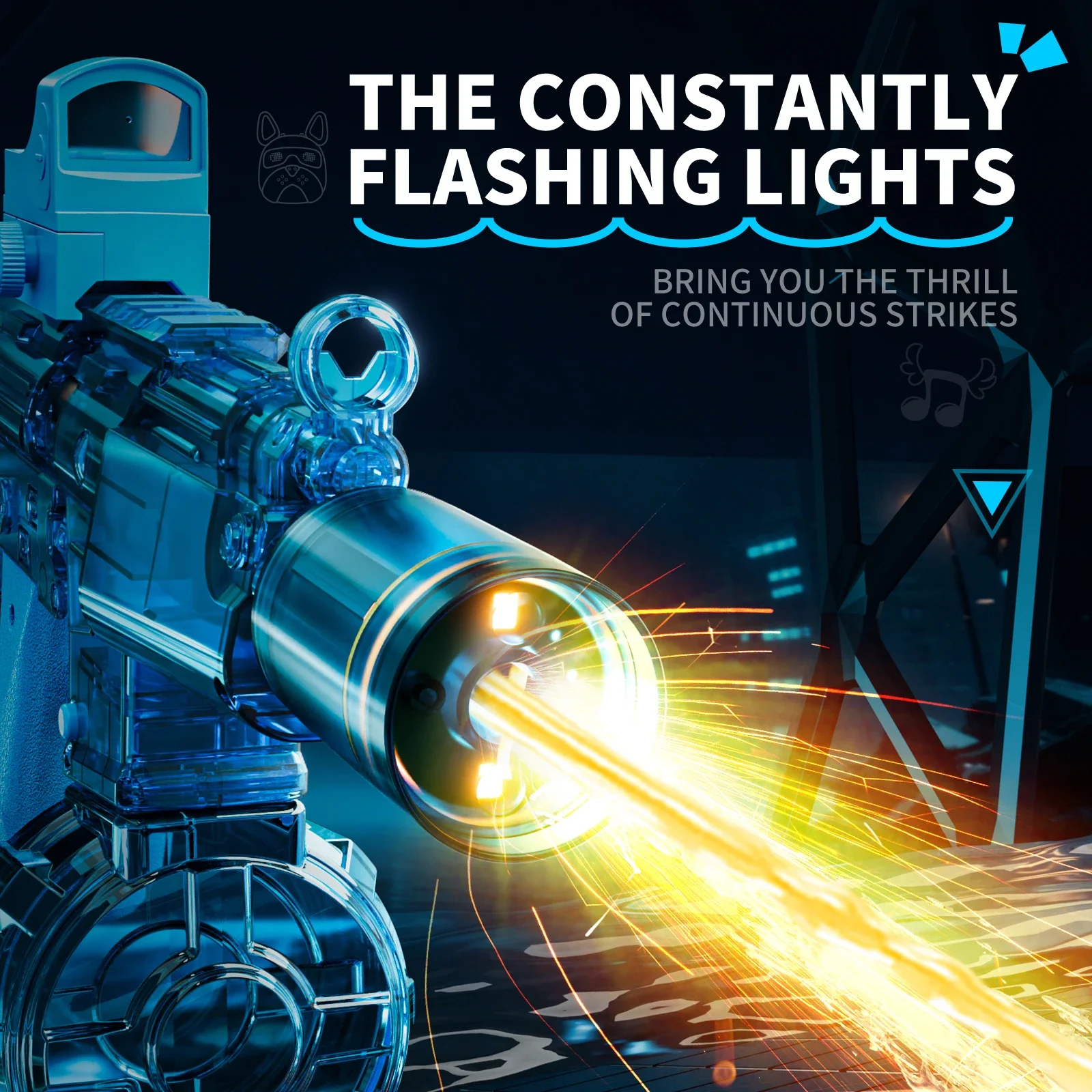 ألعاب مسدس مياه كهربائي عالي الضغط، لعبة تلقائية كاملة للصيف والشاطئ في الهواء الطلق وحفلات حمام السباحة، لعبة قتال المياه لهدايا الأطفال البالغين #3