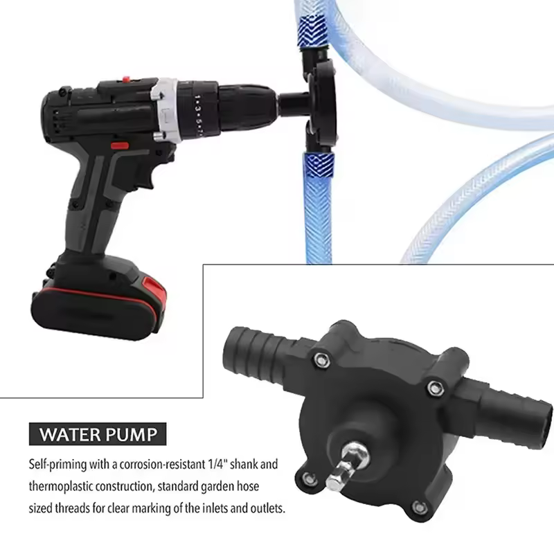 Diesel Öl Flüssigkeit Wasser Pumpe Mini Hand Bohrer Selbstansaugende Flüssigkeit Transfer Pumpen Haushalt Tragbare Elektrische Bohrer Pumpe Похожие на AliExpress
