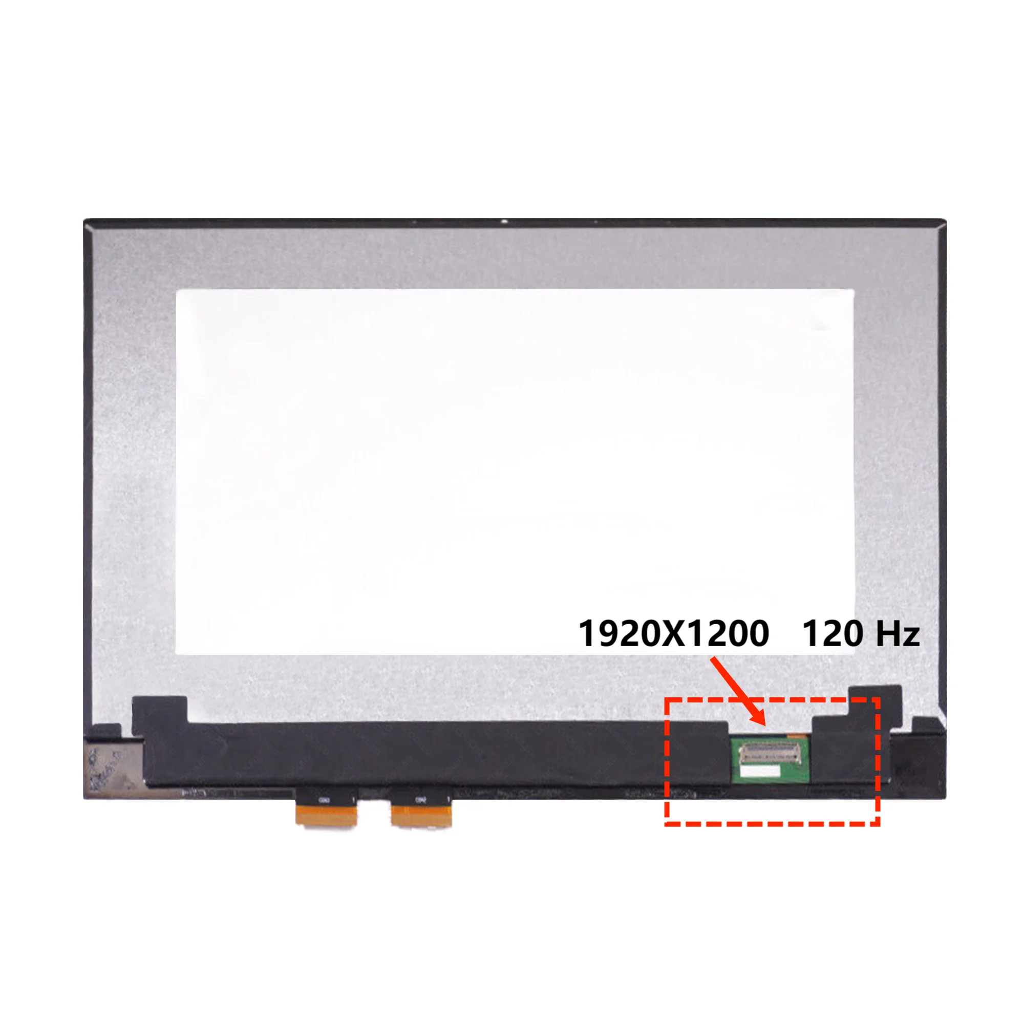 13.4‘’ for ASUS ROG Flow X13 GV301QC GV301QE GV301QH FHD IPS LCD Screen Display Touch Digitizer Assembly 1920X1200 120 Hz 40pins