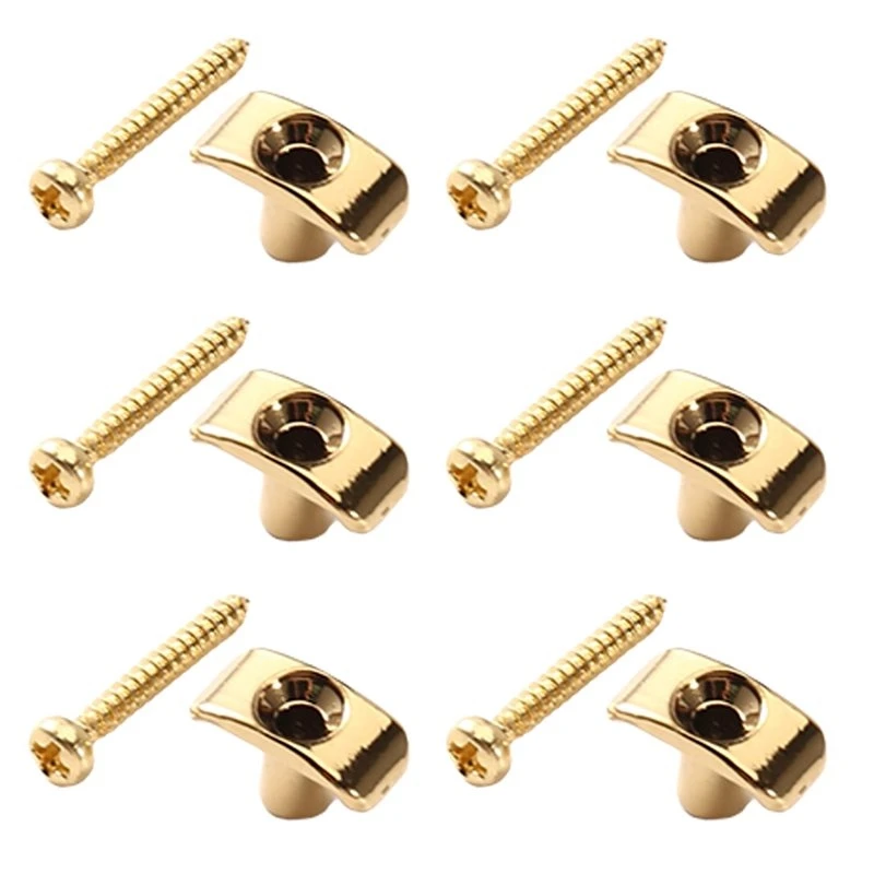 2026 New Guitar Roller String Retainer Set Of 6 String Guide, Replacement Parts For Electric Guitar Accessories Tree