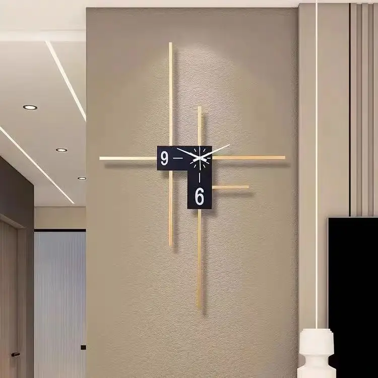 

68X98CM Modern Simple Fashion Home Porch Creative Home Wall Clock Clock Wall Lamp New Style