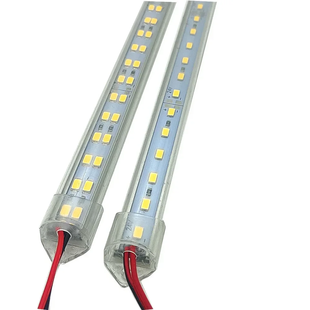 DC12V/24V 24/48 LED Light Strip Hard Rigid Strip Bar Light Aluminium shell+pc cover 5730 Lights Strip For DIY