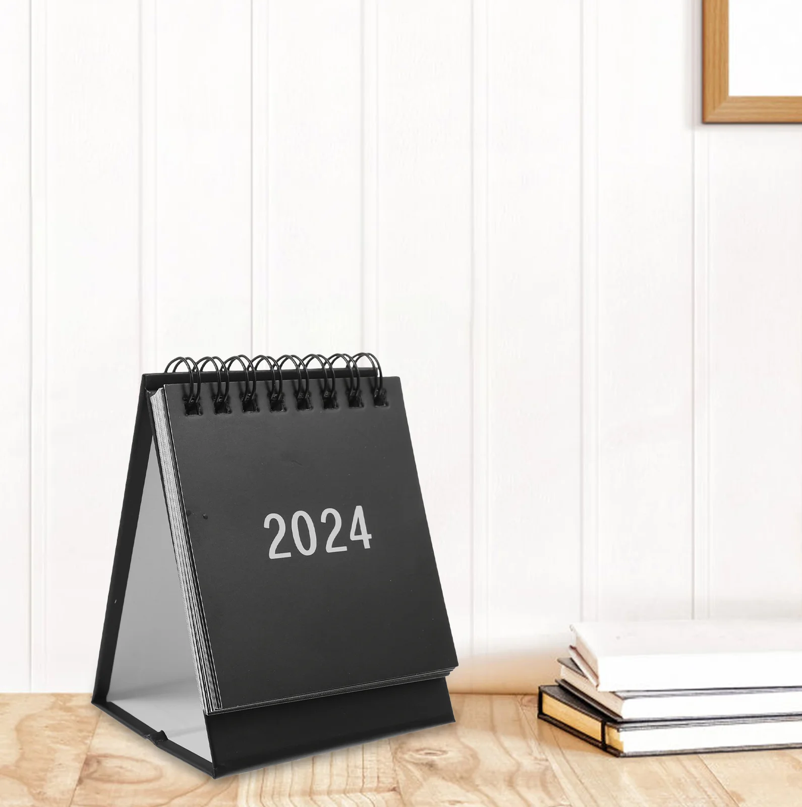 Small Desk Calendar 2024 Mini Desktop Calendar Flip Style Monthly Schedule Tracker for Office Desk Tabletop Use Functional