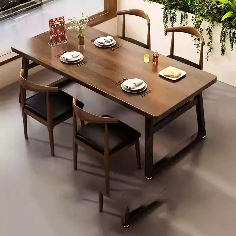 Luxury Dining Table Dinning Tables Sets Reception Service Room Rectangular Elegant Kitchen Sedentary Esstisch Restaurant LT