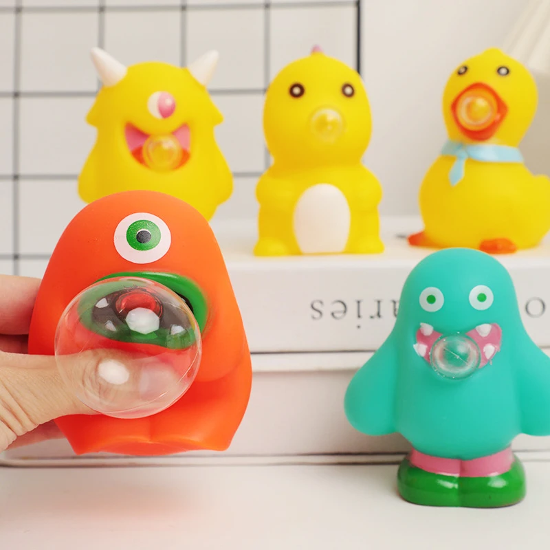 Jouets mignons de monstre de bulle de broche de dessin animé étrange, poignée de pincement, nouveaux instituts soulignés créatifs, évent, cadeau d'anniversaire drôle pour des enfants