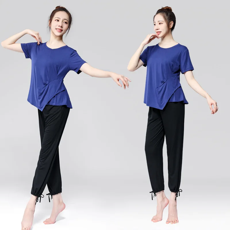 2028 Dance Practice Dress Set da donna Modern Dance Clothing Adult Loose Modal Shape Art Examination Dance Top