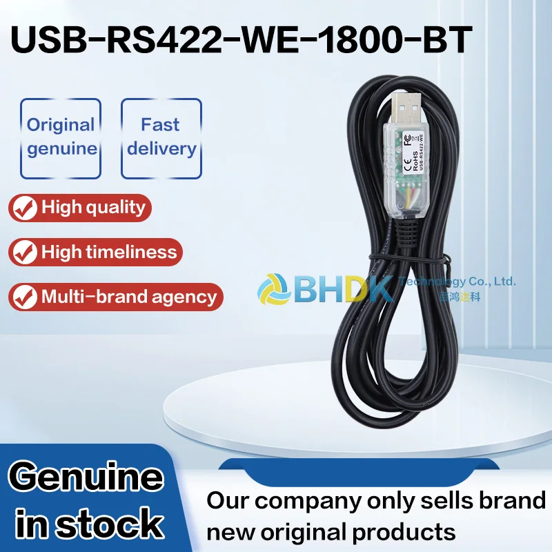 For USB‑RS422‑WE‑1800‑BT USB To RS422 Serial Converter Cable 1.8M Bare Wire End Debug Wire