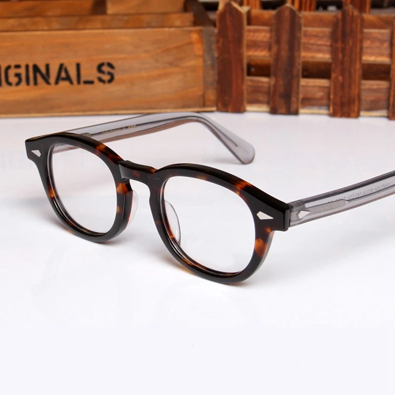 Eyeglasses Frame Man Johnny Depp Lemtosh Optical Glasses Frames Computer Goggles Women Luxury Brand Vintage Acetate Spectacles