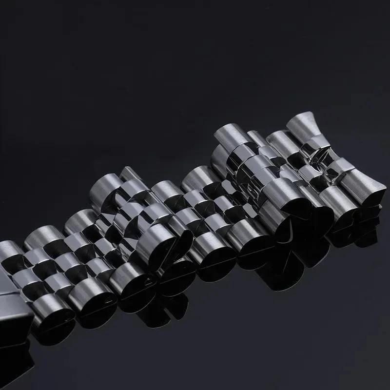 Jubilee Watchband For Rolex Sub GMT Yacht Daytona Watch Strap Luxury 904 Steel Bracelet Mod Parts Replacement Accessories 20mm