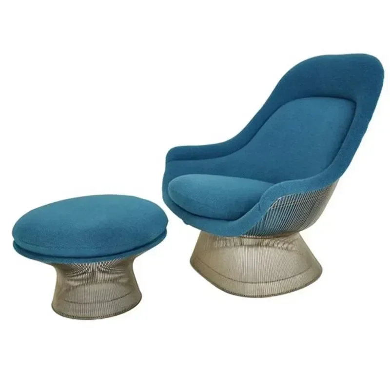 Metal stainless steel leisure chair art special-shaped creative master design light luxury Internet celebrity single