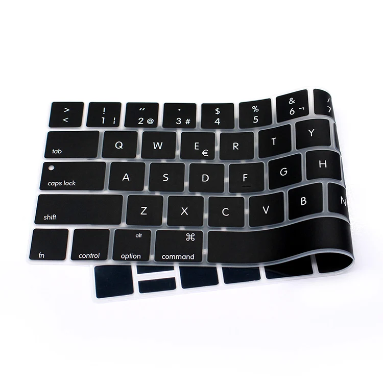 For Macbook Pro 13 15 A1706 A1989 A1707 A1990 A2159 With Touch Bar Euro/US Spanish Silicone Keyboard Cover Skin Protector