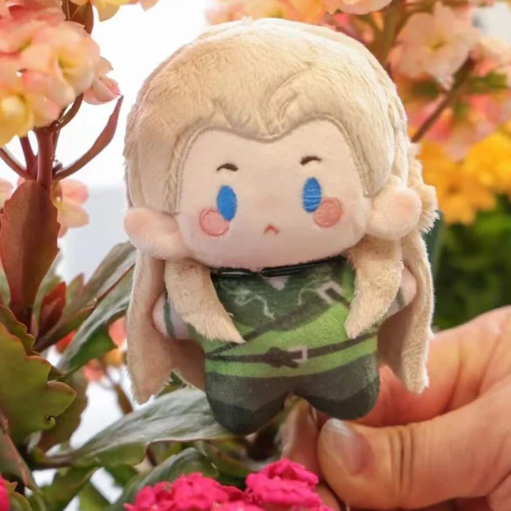 10cm Rings Legolas Pendant Plush Dolls Birthday Gift Lord Printed Stuffed Backpack Toys Fans Collect Party Gifts view 2