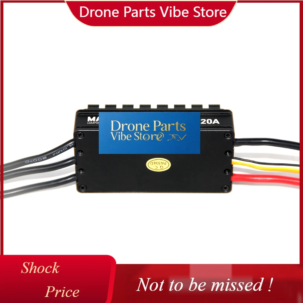 

DParts1MAD AMPX 120A 5~14S Plastic Brushless ESC Speed Controller With NO BEC For Multi-Rotors Agriculture Plant Dr-ones U-AV