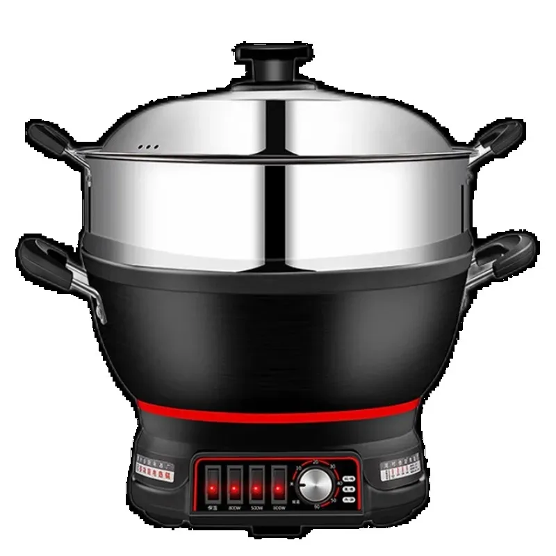 

Electric wok Multifunctional household cast iron heating pot Electric wok Stir-frying integrated rice cooker Electric