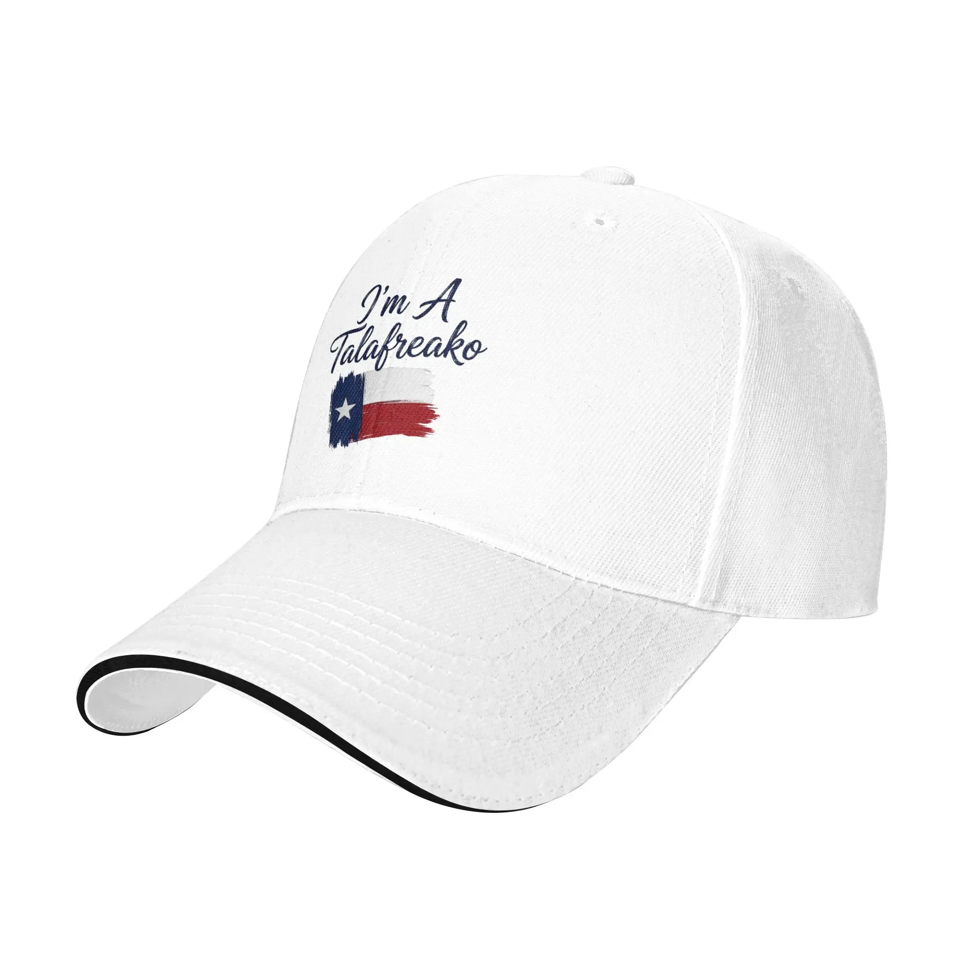 I'm a Talafreako Baseball Cap Fashion  Sandwich Hat for Men Women Adjustable Hats Cap Fishing