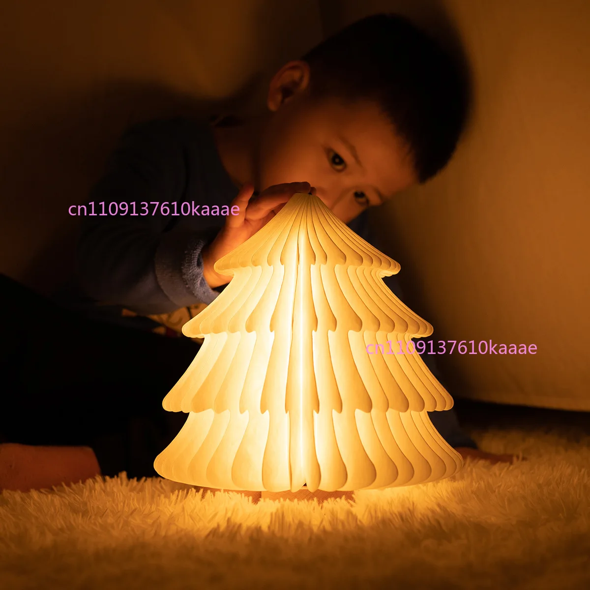 

Creative Book Shaped Night Light Christmas Gift Atmosphere Lamp Christmas Tree Table Lamp Bedroom Decorative Light
