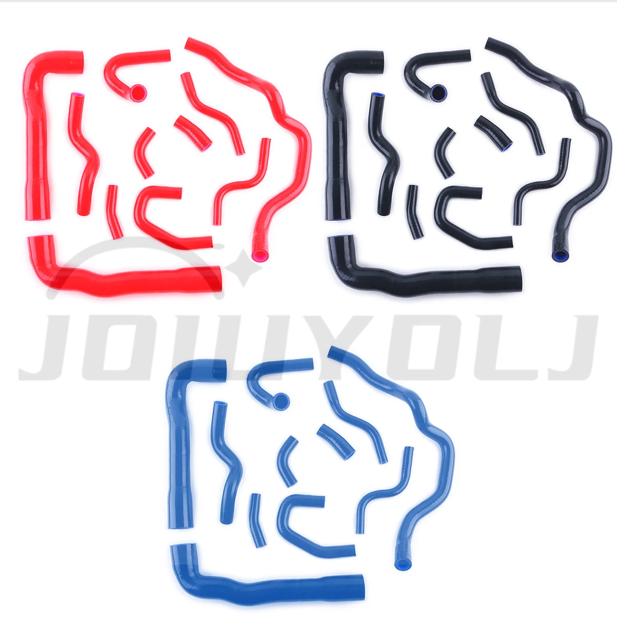 

11 pcs Black Silicone Radiator Heater Hose Kit For BMW E36 325i/328i/330i/M3 1992-1999