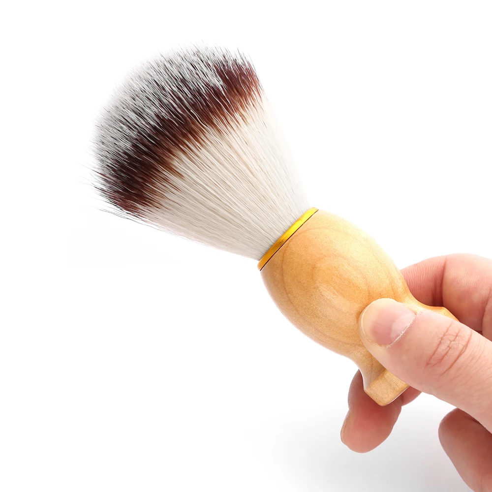 

Synthetic Badger Hair Shaving Brush Wood 100% for Men Razor Double Edge Safety Straight Classic Safety Razor Brush Wet Shave