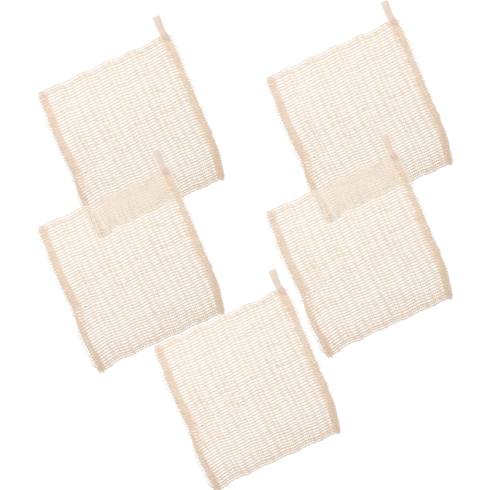 

5Pcs Cotton Linen Cleansing Towel Bath Scrubber Green Exfoliating Body H Drying Shower Bathing Household Towels Bathroom