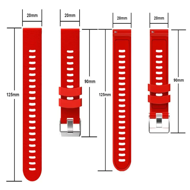 Cinturino in Silicone di ricambio per orologio sportivo per Garmin Vivoactive 3 cinturino per Garmin Forerunner 245 245M 645 Vibractive 3