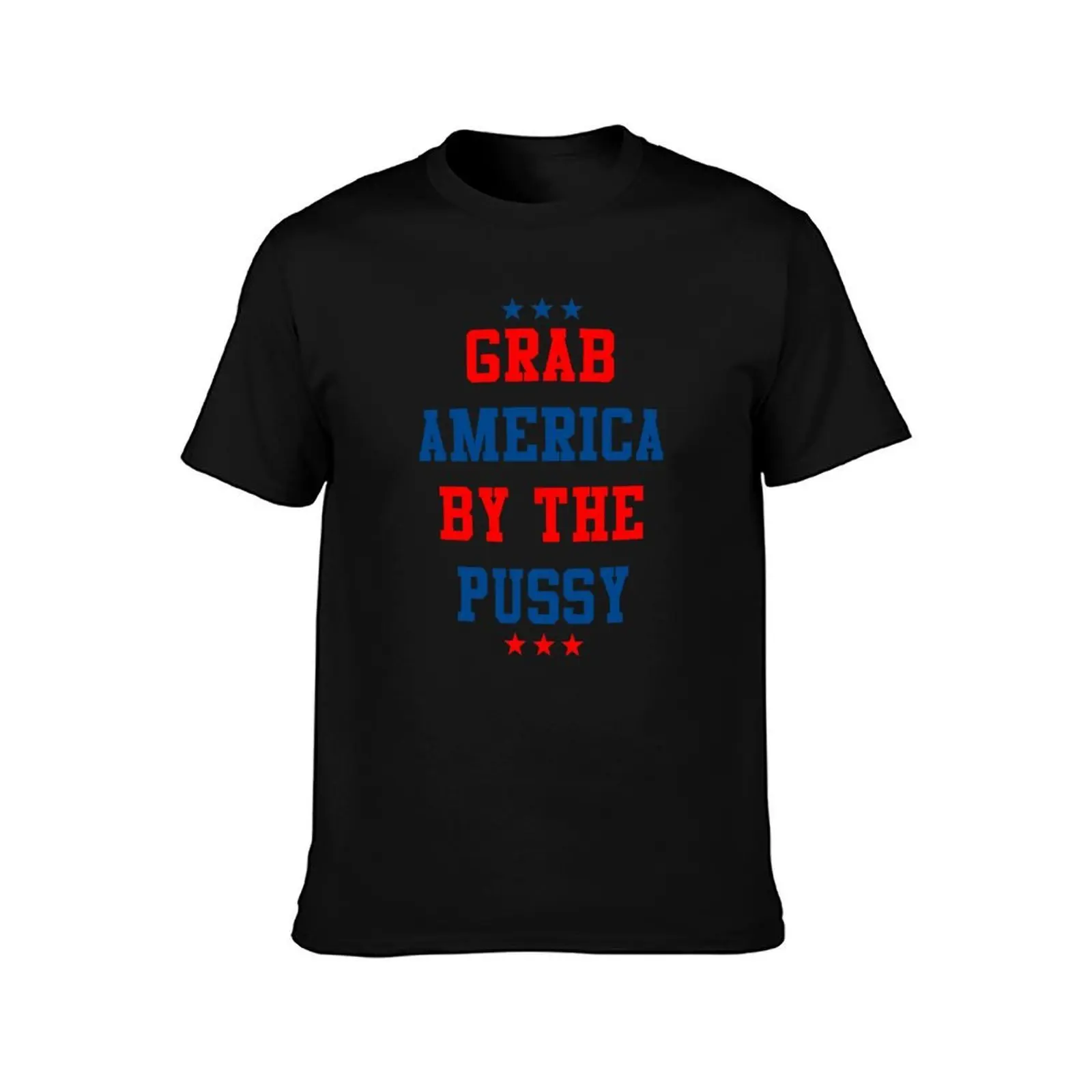 Grab America By the Pussy T-Shirt, Summer Casual Cotton Tee, Oversized Streetwear Tops, Vintage Graphic Print, Unisex Men Women
