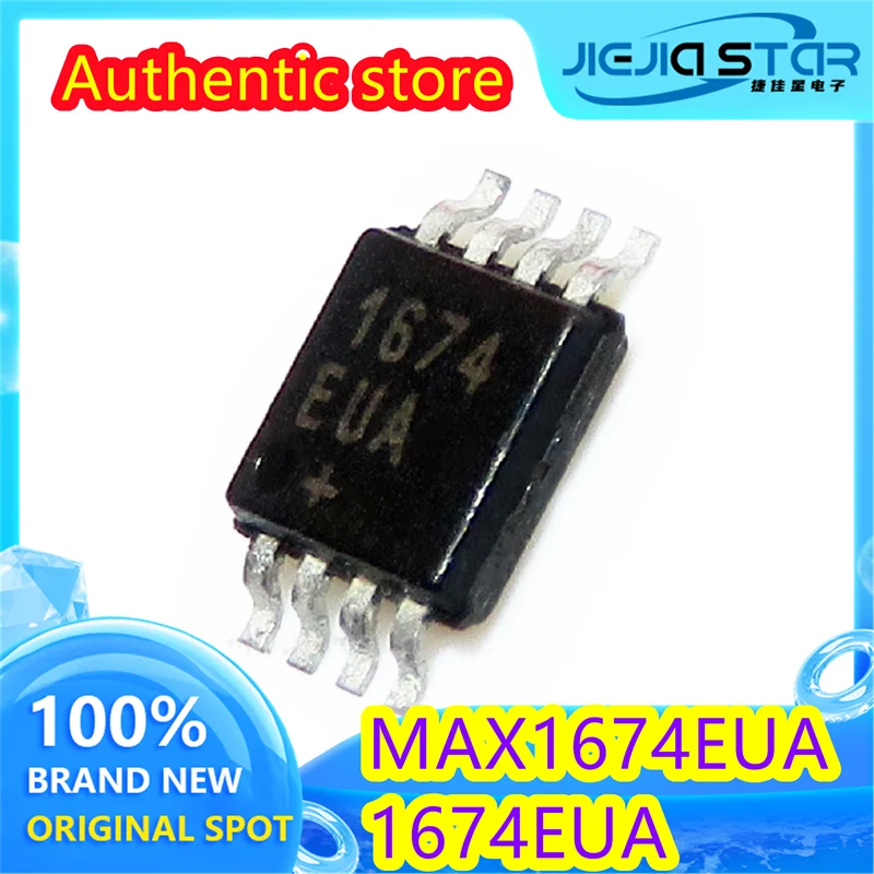 (3/40 pieces) MAX1674EUA MAX1674 1674EUA MSOP-8 DC-DC power chip 100% brand new original spot delivery fast