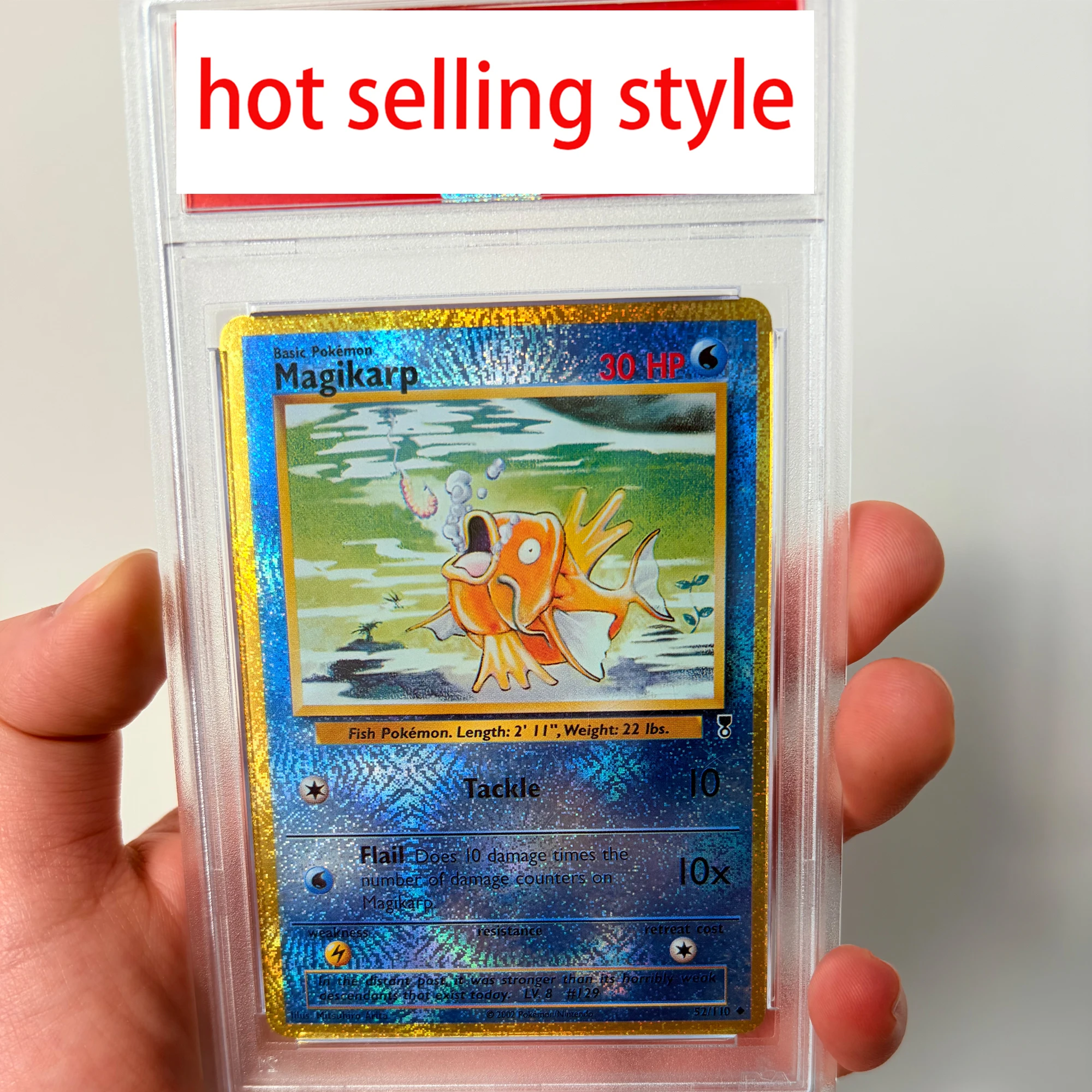 

Diy Self Made Ptcg Первое поколение Magikarp Копия Рейтинг карты Преломление Цвет Flash Ptcg Magikarp Коллекционная карта Подарочные игрушки