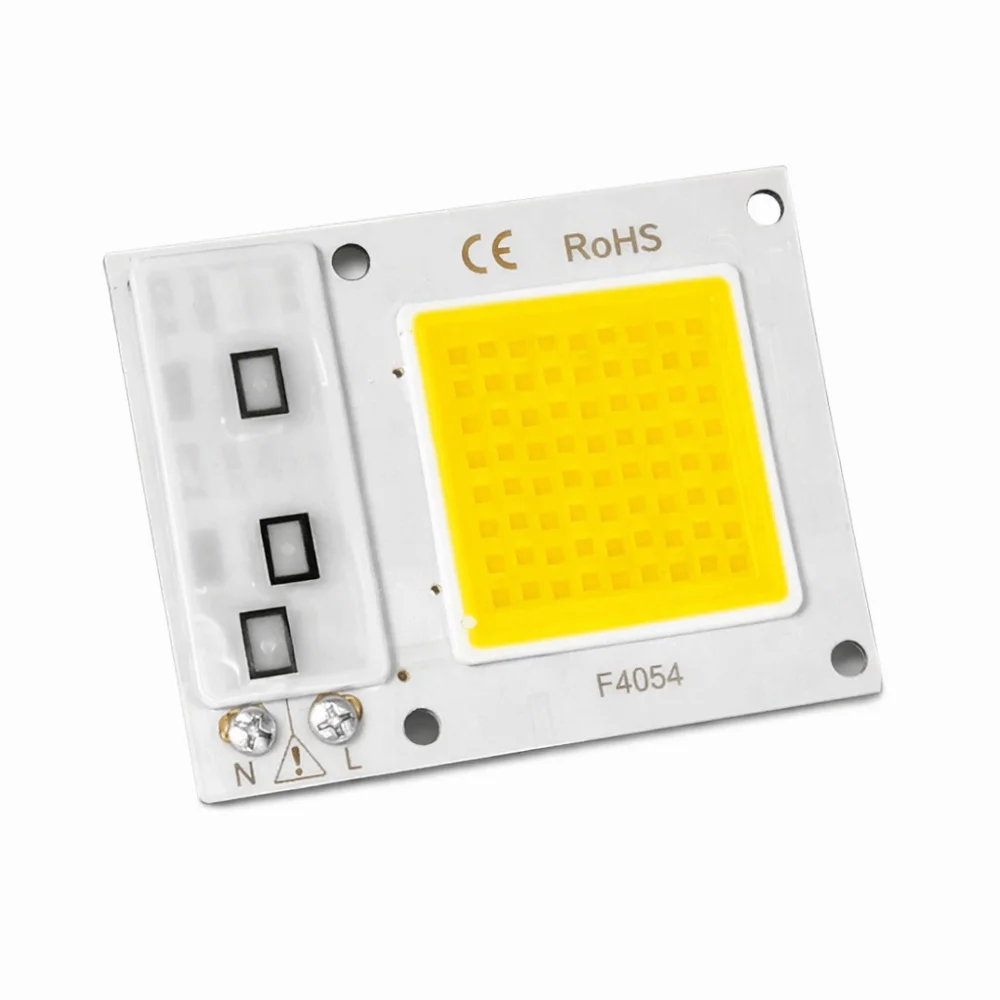 Compact 20W Power High Power LED Chip Warm White Full Spectrum COB LED Chip 220V Voltage LED Chip Light Source Lamp Beads