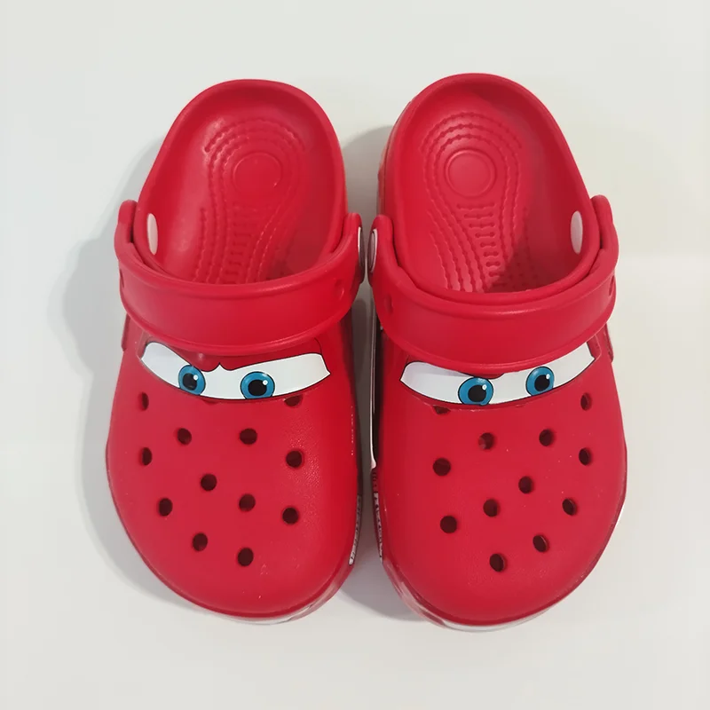 سيارات 95 ماكوين الأطفال الصنادل الصيفية النعال الوالدين والطفل في الهواء الطلق أحذية الشاطئ تنفس عدم الانزلاق الاطفال الكبار الأحذية هدية