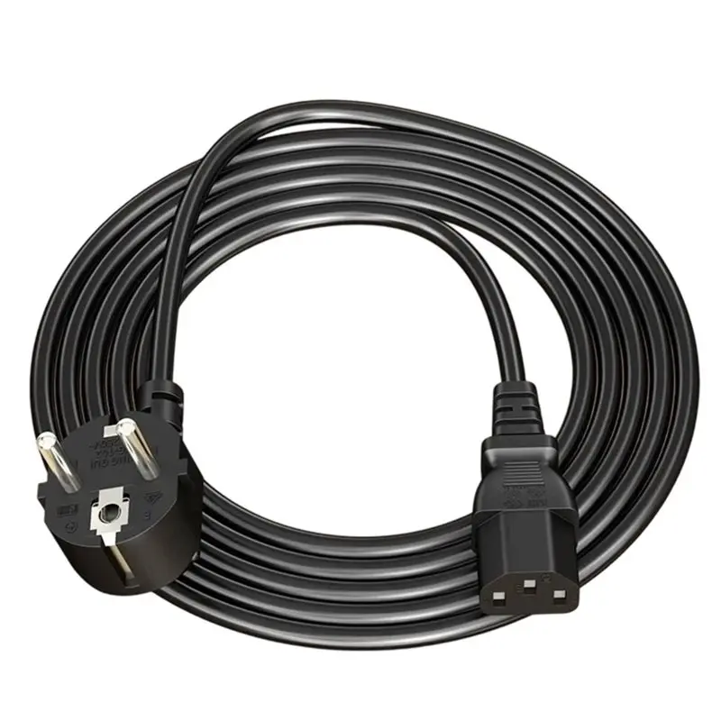 EU Plug C13 Power Supply Cable 1.5M Power Extension Cord For PC Computer Monitor Printer For Sony PS4 Projector PSU Lead