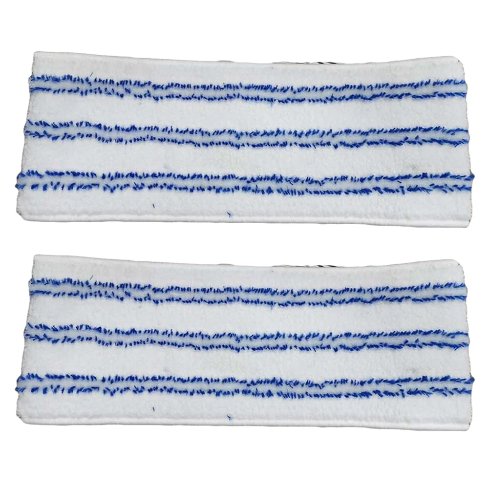 2PCS  Cleaning Pad  Fit For Polti Vaporflexi Brush Eco Pro Accessories Parts Microfiber Mop Cloths With Scrubbing Strips