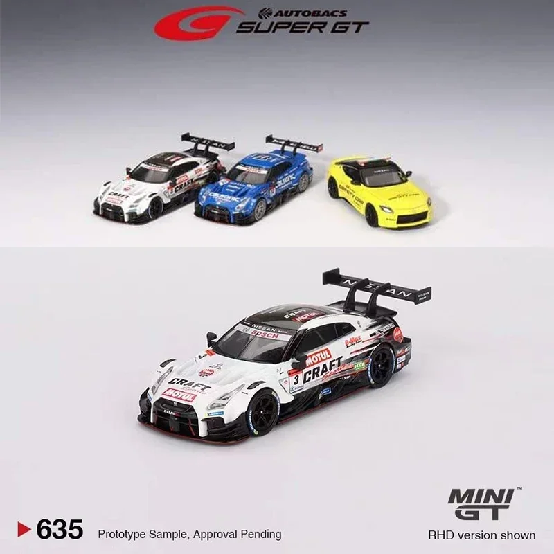 

MINI GT 1:64 Model Car GT-R Nismo GT500 #3 NDDP Racing with B-Max 2021 #635 Collection