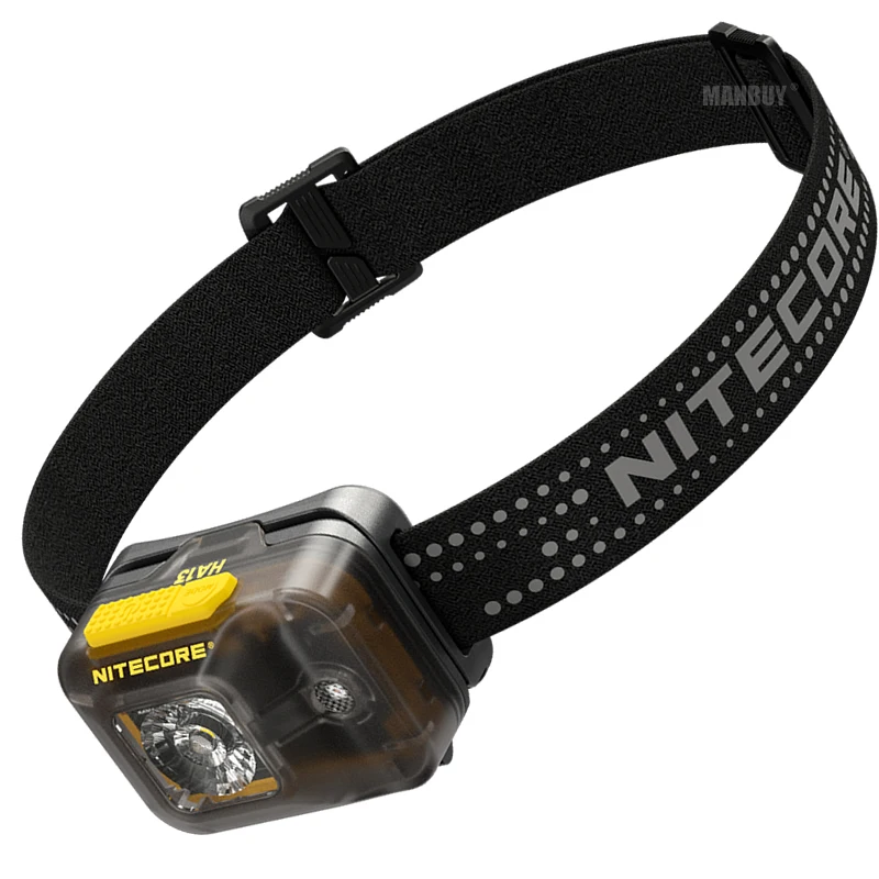 

2024 NITECORE HA13 350LMs LED Headlamp 3x AAA Battery Dual Power Source Camping Work Light Night Trail Running Fishing Headlight