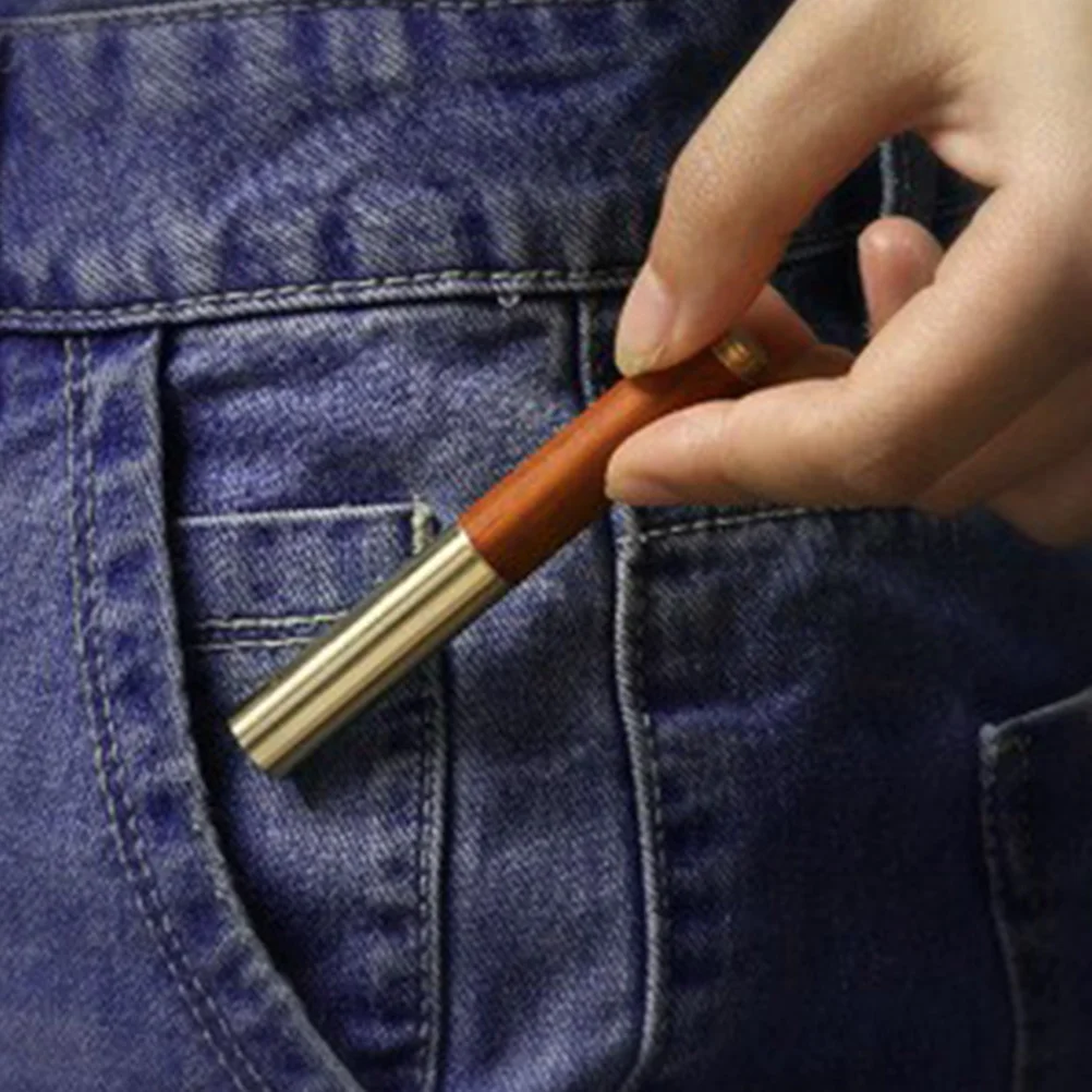 

Calligraphy Fountain Pen Vintage Wooden Metal Mini Pens Fine Tip Portable Student Stationery Gift For Kids Girls Office