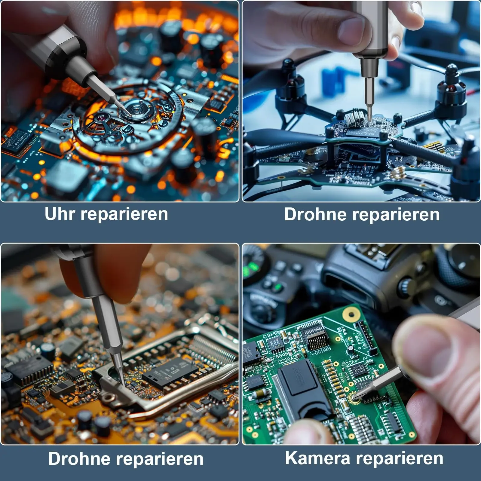 Kaiqu 68 em 1 conjunto de chave de fenda elétrica sem fio multifuncional doméstico mini ferramentas manuais para iphone relógio câmera ferramenta reparo