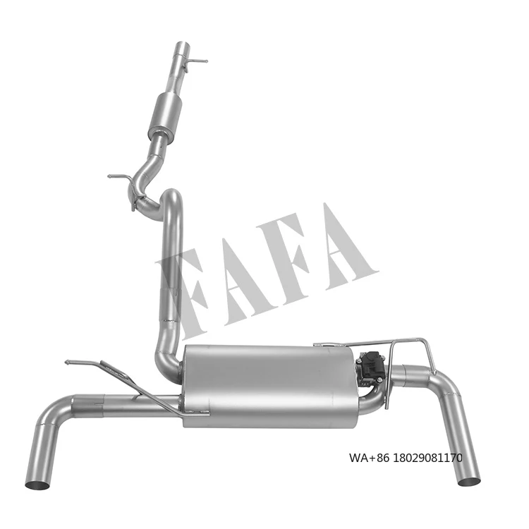 

For Wrangler 3.6L 2015 Exhaust System Tail Section High Performance Cat Back Exhaust Pipe Muffler Electric Valve Exhaust