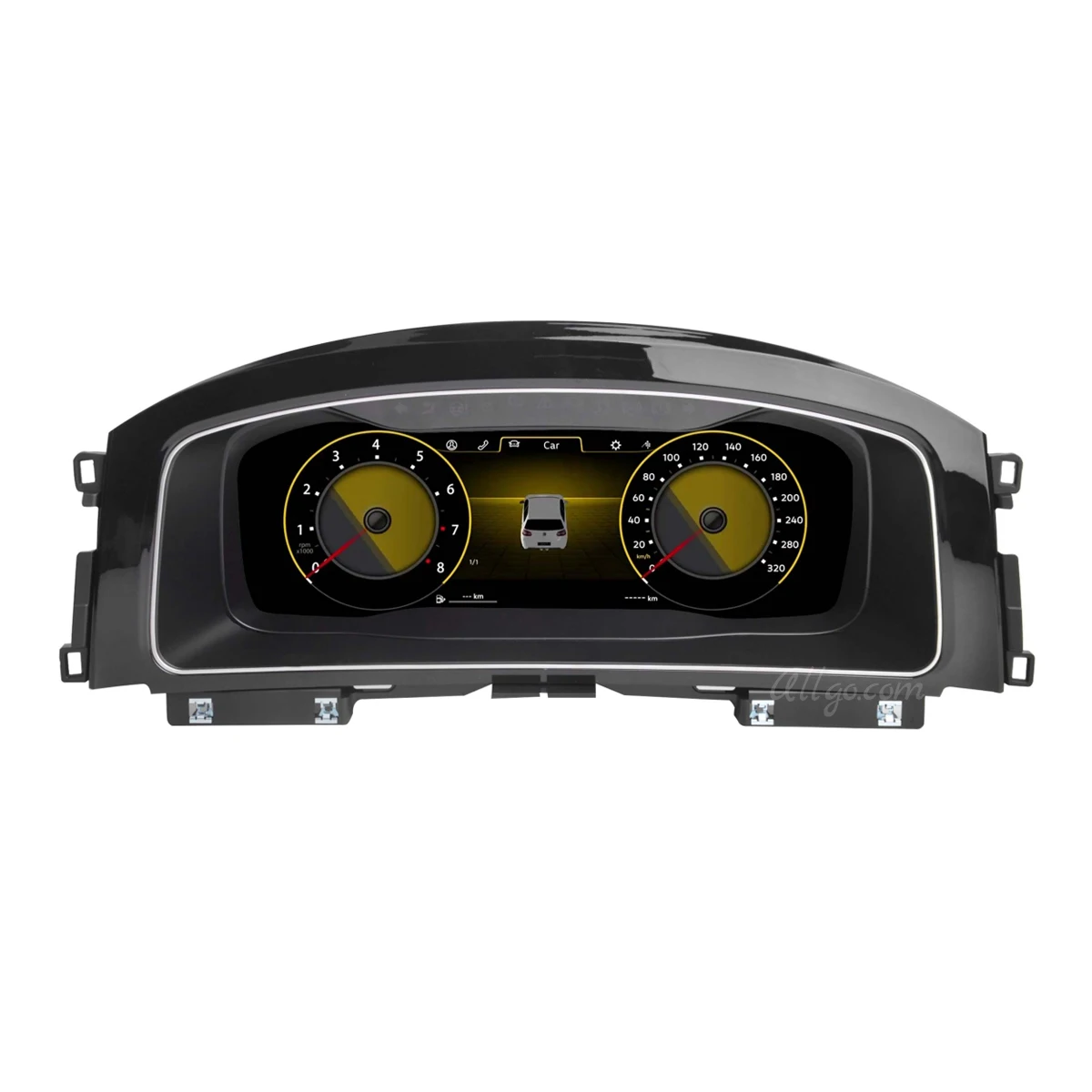 Digital Instrument Cluster for VW Golf 7 MK7 GTI R-Line  Linux Virtual SpeedOmeter