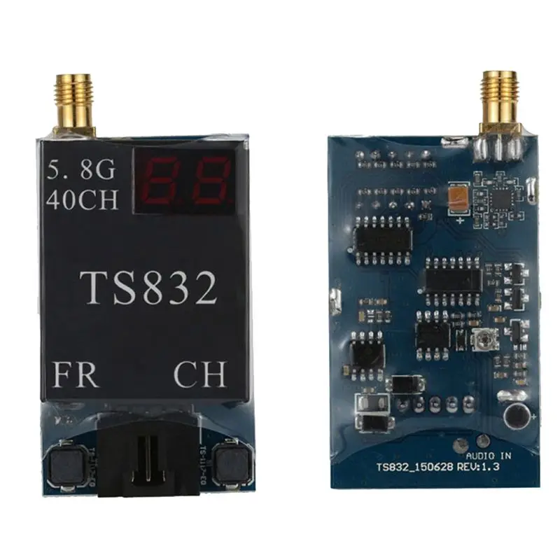 B78B-TS832 FPV Wireless Transmitter 5.8G 600Mw With Antenna Wireless AV Transmitter For FPV Multicopter RC Quadcopter Durable